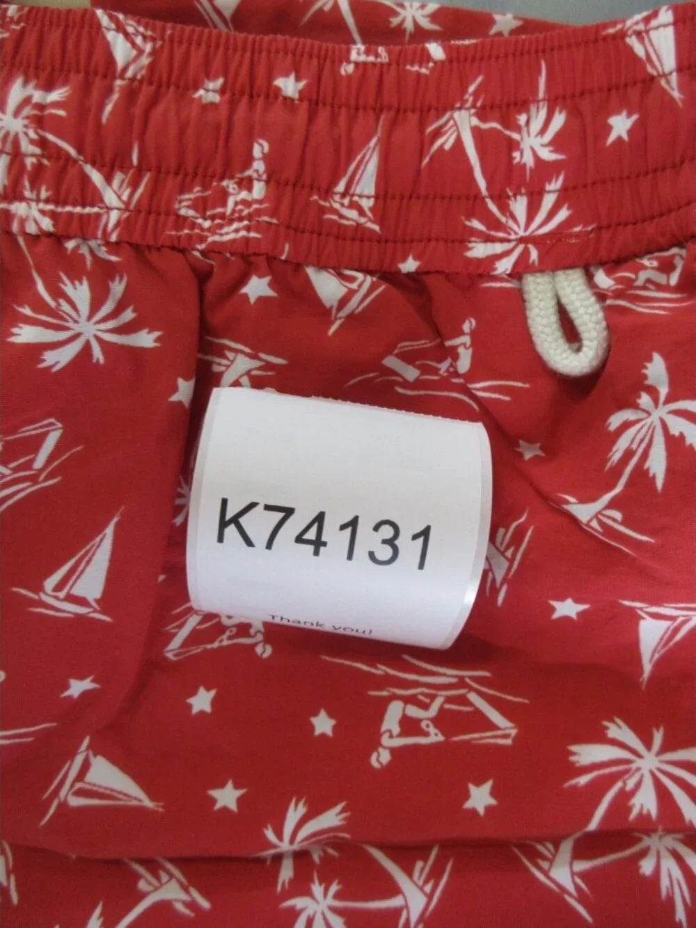 Polo Ralph Lauren Swim Trunks XXL Tall Native Palm Tree Sailboat AOP